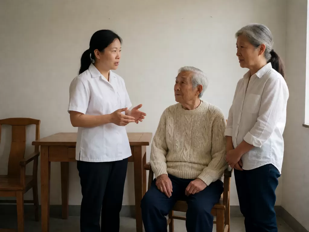 全国失能失智老人家属:三级养老网络内的照护转介与资源协调指南