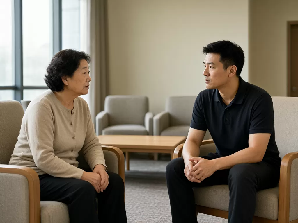 上海老人健身受伤:家属如何申请“三所联动”调解以核对补偿:主题场景